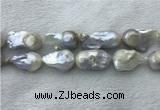 FWP364 15 inches 20mm - 22mm baroque freshwater nucleated pearl beads