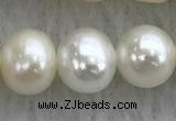 FWP73 15 inches 7mm - 8mm potato white freshwater pearl strands