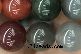 AGAT05 15 inches 8mm round agate gemstone beads