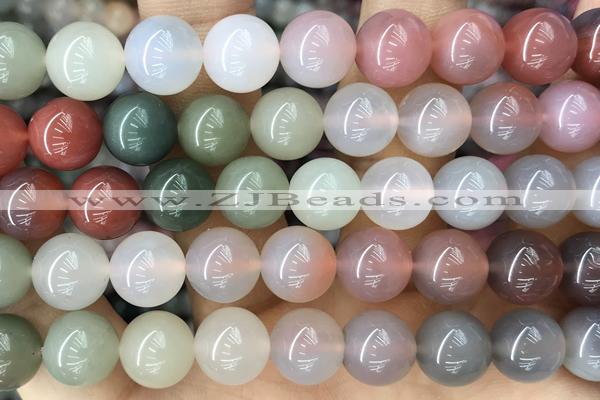 AGAT06 15 inches 10mm round agate gemstone beads
