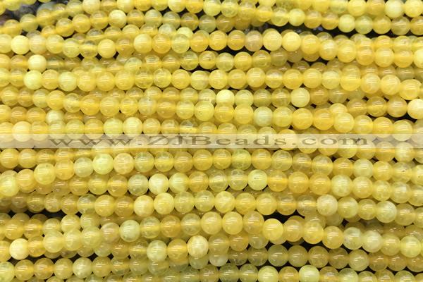 AGAT110 15 inches 4mm round fire agate beads