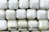 AGAT180 15 inches 4mm faceted cube oxidized agate beads