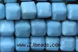 AGAT184 15 inches 4mm faceted cube oxidized agate beads