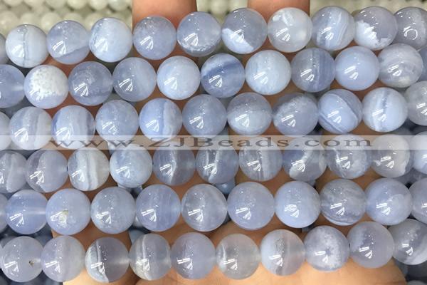 AGAT61 15 inches 10mm round blue lace agate beads