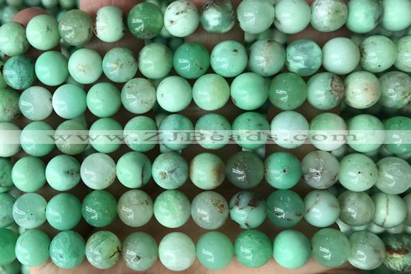 AUST06 15 inches 8mm round Australia chrysoprase gemstone beads