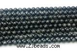 CAE321 15.5 inches 6mm round astrophyllite gemstone beads