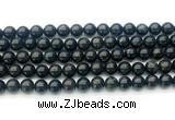 CAE322 15.5 inches 8mm round astrophyllite gemstone beads