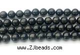 CAE324 15.5 inches 12mm round astrophyllite gemstone beads