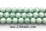 CAS306 15.5 inches 16mm round snowflake angelite gemstone beads