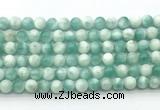 CAS311 15.5 inches 8mm round snowflake angelite gemstone beads