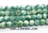 CAS324 15.5 inches 14mm round peacock angelite gemstone beads