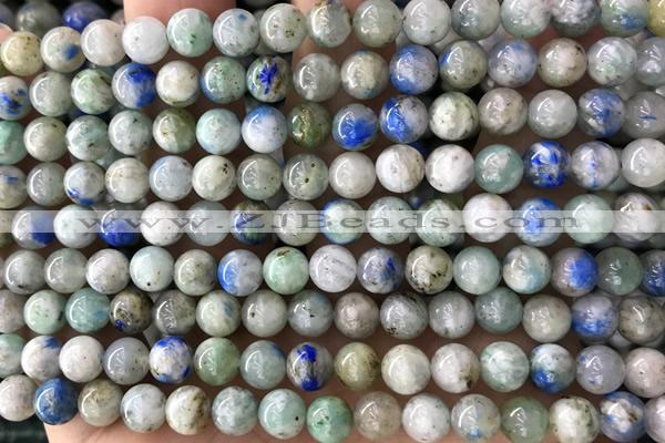 CHRY01 15 inches 6mm round chrysocolla gemstone beads
