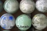 CHRY02 15 inches 8mm round chrysocolla gemstone beads