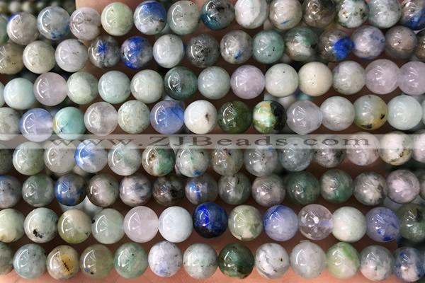 CHRY05 15 inches 6mm round chrysocolla gemstone beads