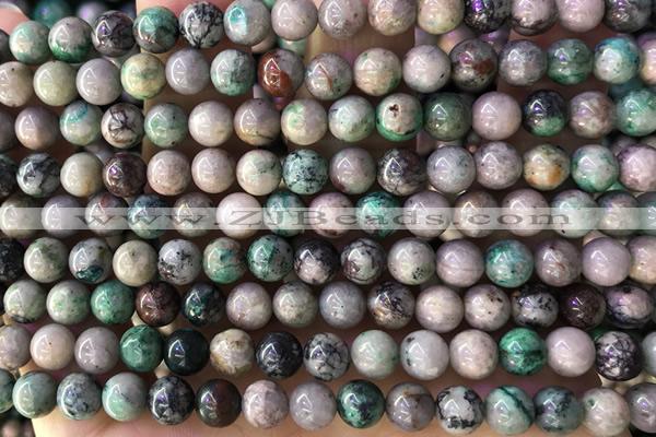 CHRY31 15 inches 6mm round chrysocolla gemstone beads