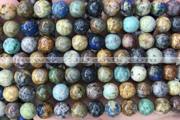 CHRY38 15 inches 8mm round chrysocolla gemstone beads