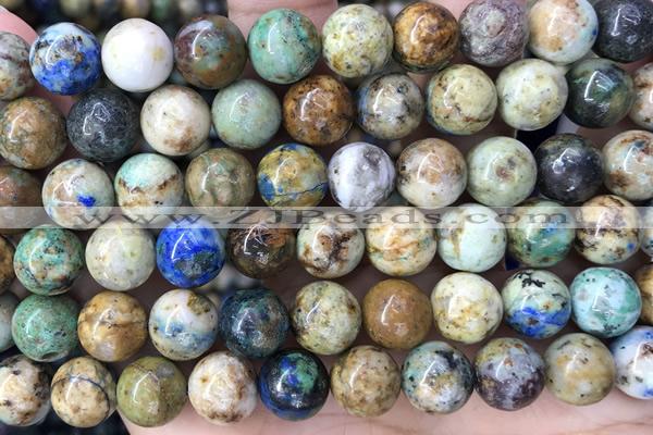 CHRY39 15 inches 10mm round chrysocolla gemstone beads
