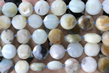 COIN73 15 inches 12mm faceted coin gemston beads