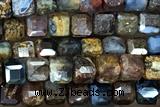 CUBE111 15 inches 3mm faceted cube pietersite gemstone beads