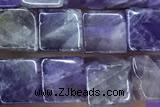 CUBE178 15 inches 6mm cube amethyst gemstone beads