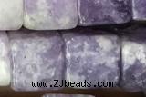 CUBE193 15 inches 8mm cube Chinese tourmaline gemstone beads