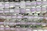 CUBE45 15 inches 2.5mm faceted cube lavender amethyst beads