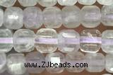 CUBE46 15 inches 3mm faceted cube lavender amethyst beads