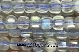 CUBE90 15 inches 2mm faceted cube labradorite gemstone beads