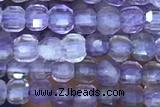 CUBE92 15 inches 2mm faceted cube amethystg emstone beads