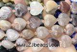 HEAR05 15 inches 20mm heart strawberry quartz gemstone beads