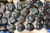 HEAR23 15 inches 20mm heart gemstone beads