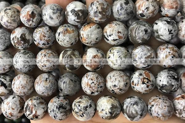 MIXE13 15 inches 12mm round yooperlite gemstone beads