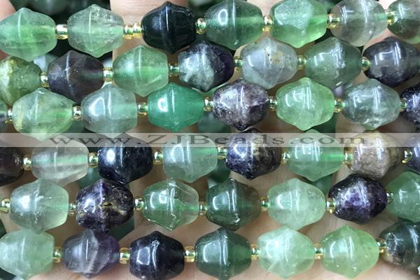 MIXE23 15 inches 9*11mm fluorite gemstone beads