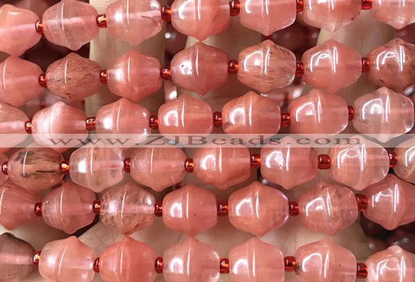 MIXE25 15 inches 9*11mm cherry quartz gemstone beads