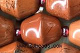 MIXE26 15 inches 9*11mm red jasper gemstone beads