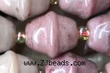 MIXE27 15 inches 9*11mm wooden jasper gemstone beads