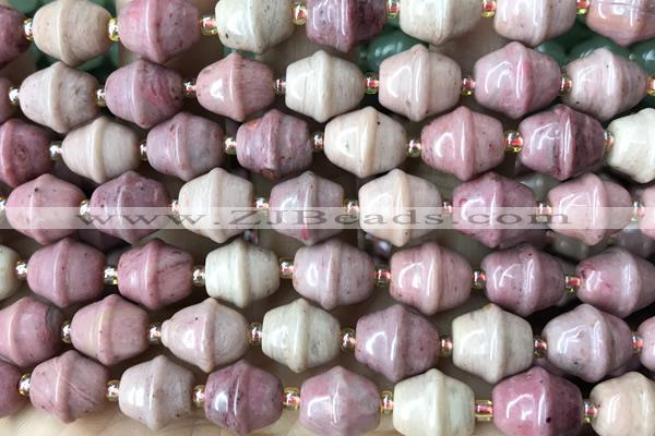 MIXE27 15 inches 9*11mm wooden jasper gemstone beads