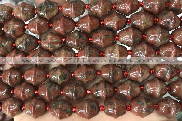 MIXE35 15 inches 9*11mm gemstone beads