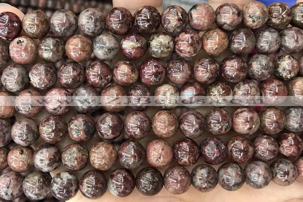 MJAS05 15 inches 8mm round Brazil red jasper gemstone beads