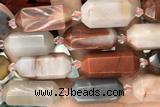 NUGG25 15 inches 12*25mm – 13*28mm faceted nuggets jasper beads