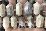 NUGG61 15 inches 12*23mm - 15*30mm faceted nuggets moonstone gemstone beads