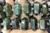 NUGG76 15 inches 12*23mm - 15*30mm faceted nuggets labradorite gemstone beads