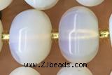 PUMP02 15 inches 9*12mm pumpkin opal beads