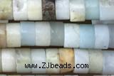 ROND09 15 inches 2*4mm heishi amazonite gemstone beads