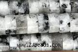 ROND11 15 inches 2*4mm heishi sesame jasper gemstone beads