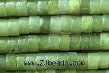 ROND121 15 inches 2*3mm heishi jade gemstone beads