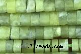 ROND21 15 inches 2*4mm heishi jade gemstone beads