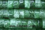 ROND28 15 inches 2*4mm heishi jade gemstone beads