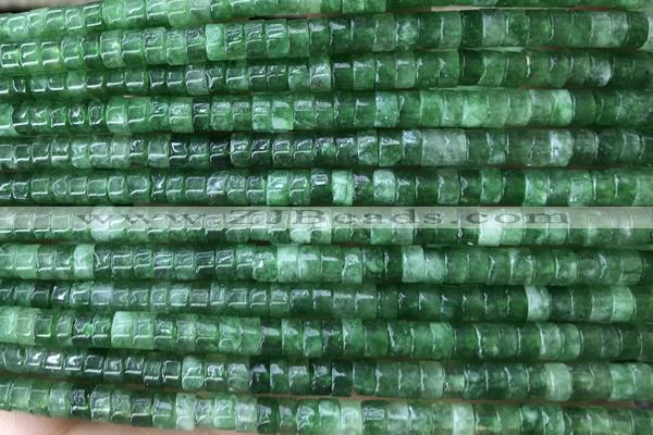 ROND28 15 inches 2*4mm heishi jade gemstone beads