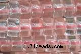 ROND37 15 inches 2*4mm heishi cherry quartz gemstone beads